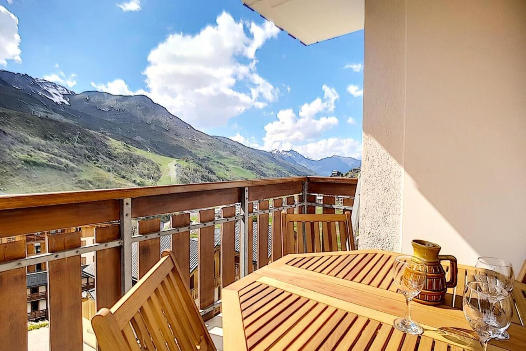 Residence Ski Soleil - Appartement Lumineux - Depart Ski Aux Pieds - Terrasse Mae-1054 サン・マルタン・ド・ベルヴィル エクステリア 写真